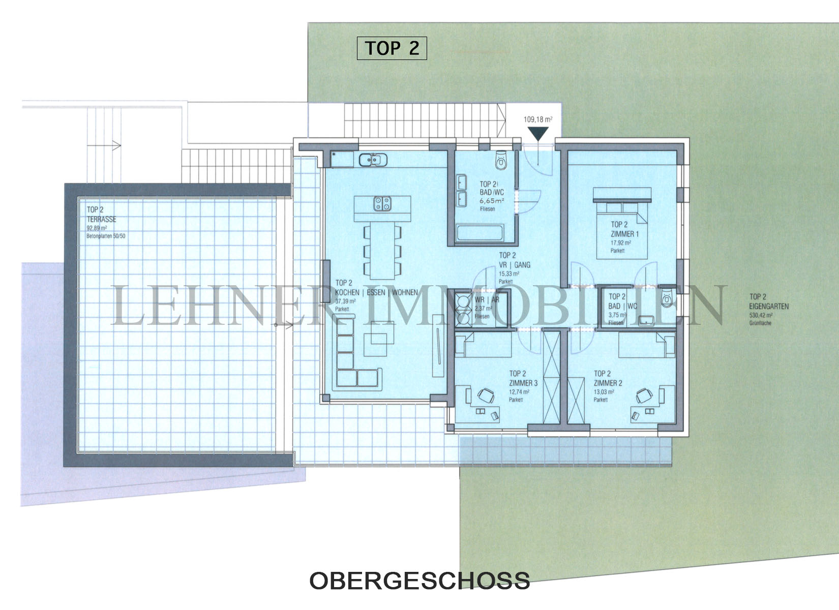 Lehner Immobilien Luxus Penthouse Wohnung Seiersberg Mantscha