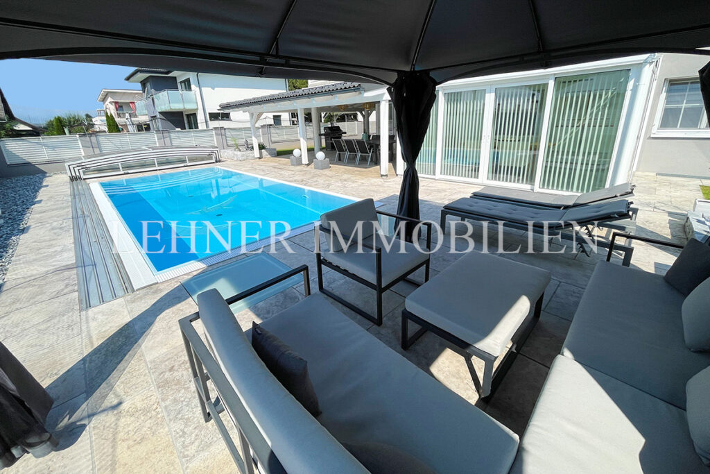 Lehner Immobilien Kalsdorf Copacabana Einfamilienhaus mit Kinosaal, Wintergarten, Swimmingpool