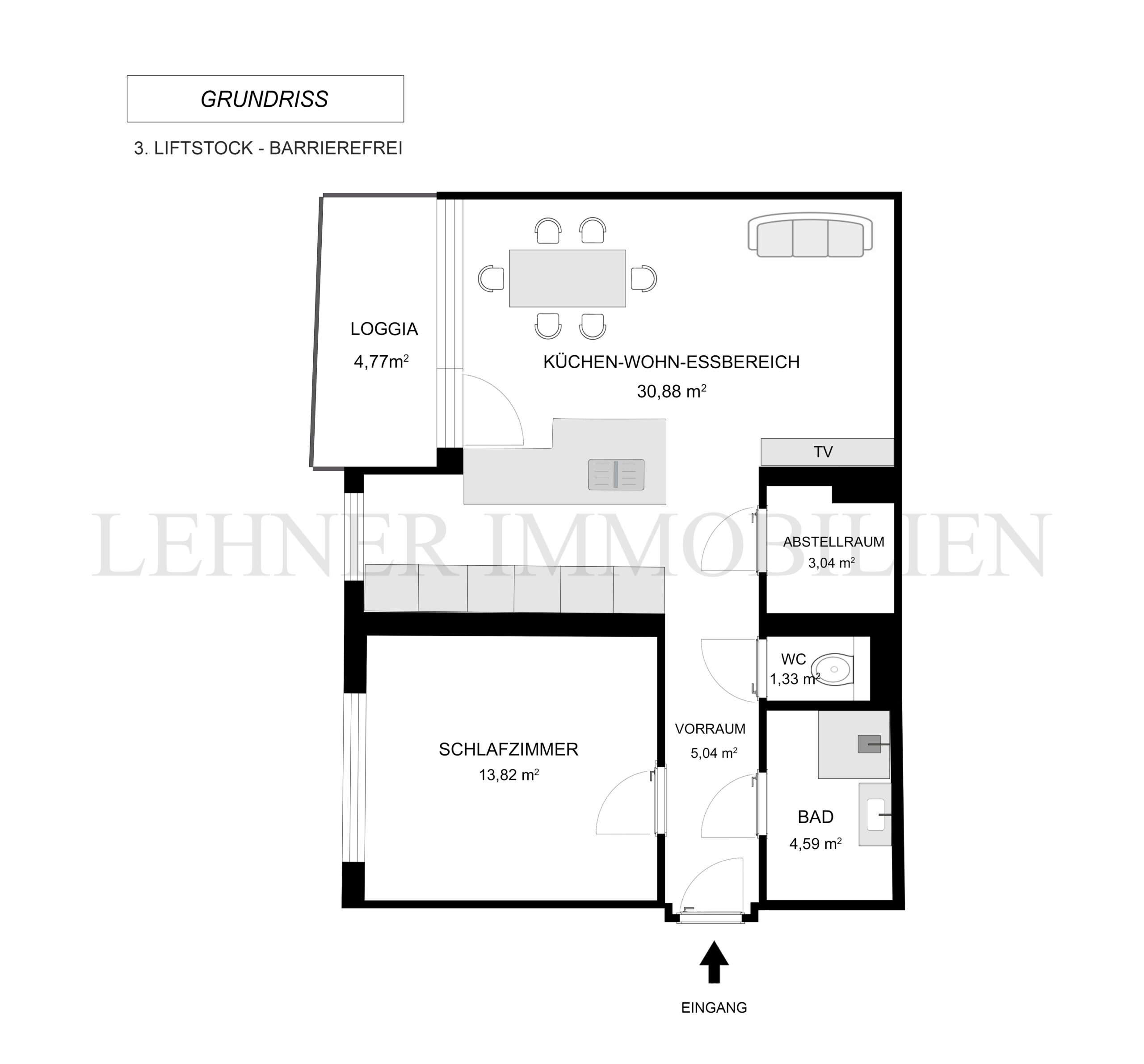 Lehner Immobilien Wohnung Graz St.Leonhard nähe Schillerplatz