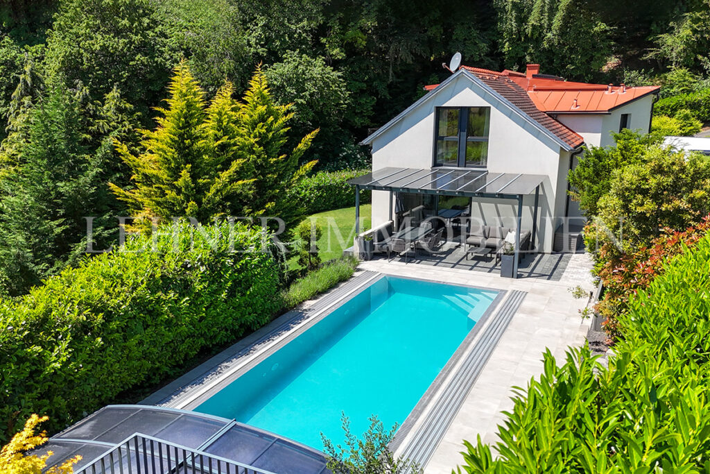 Lehner Immobilien exklusiv hochwertiges Einfamilienhaus mit Pool in Gedersberg, Seiersberg-Pirka