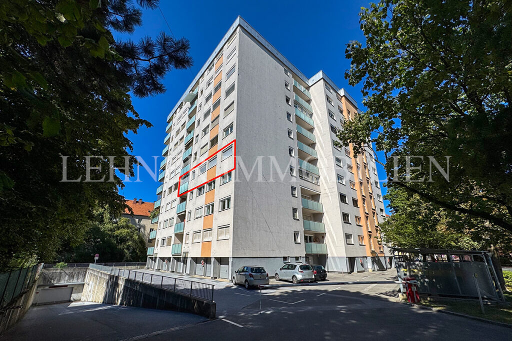 Lehner Immobilien großzügige und barrierefreie Wohnung in Graz St.Leonhard nahe Schillerplatz