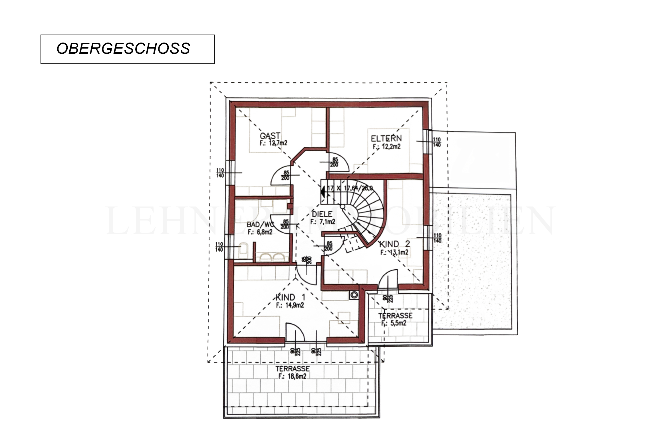 Lehner Immobilien schönes Einfamilienhaus mit 7 Zimmern in Kalsdorf bei Graz