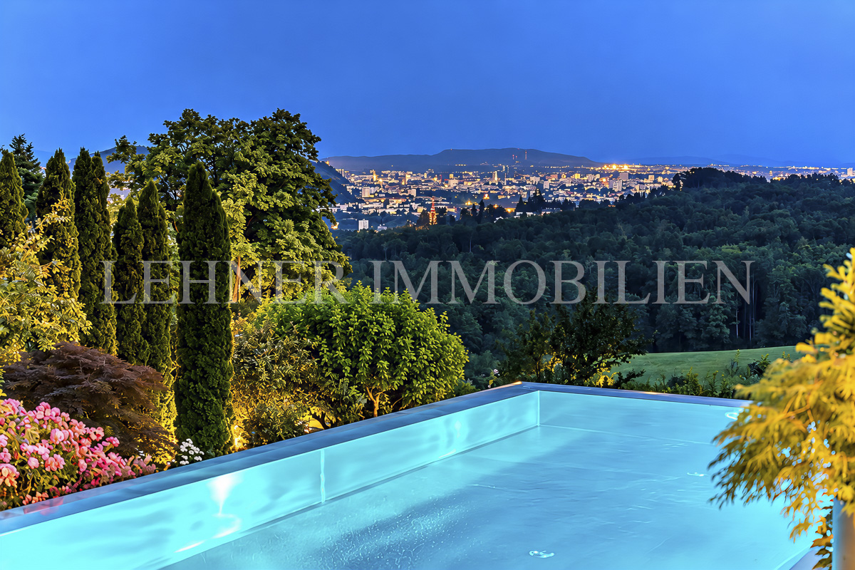 Lehner Immobilien Luxusvilla in Graz mit Panoramablick